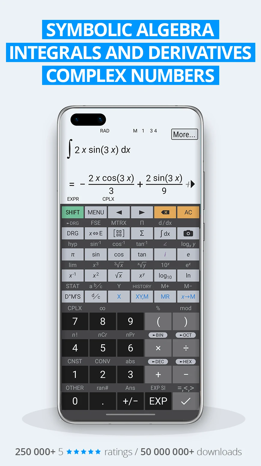 HiPER Scientific Calculator screenshot